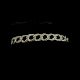 Oxidised Stary Curb Chain 92.5 Sterling Silver Bracelet For Men